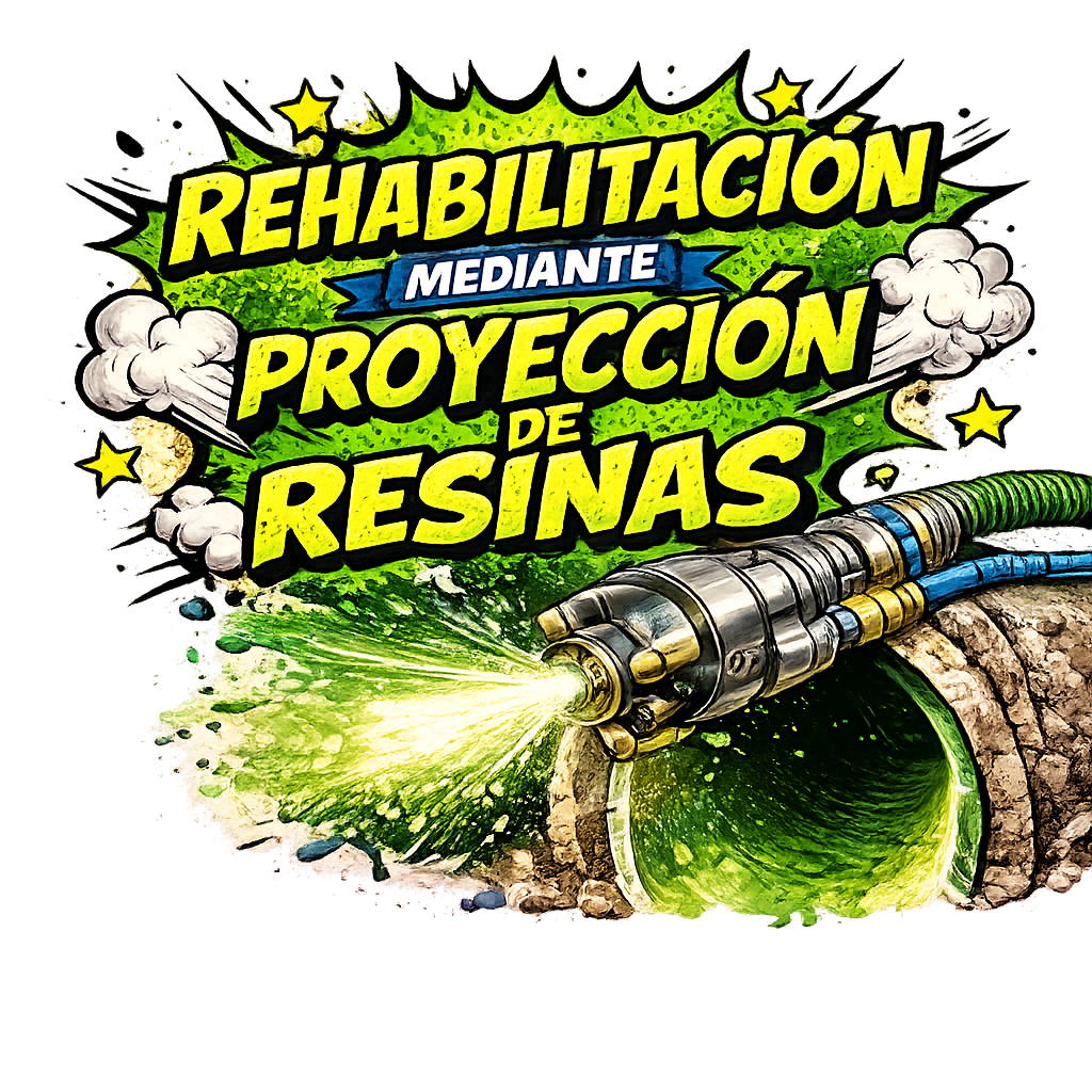 rehabilitación mediante proyección de resinas