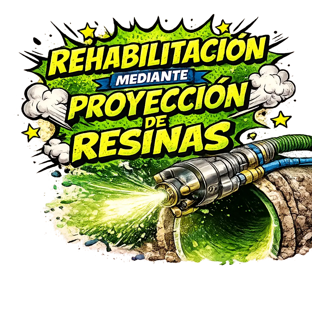 rehabilitación mediante proyección de resinas