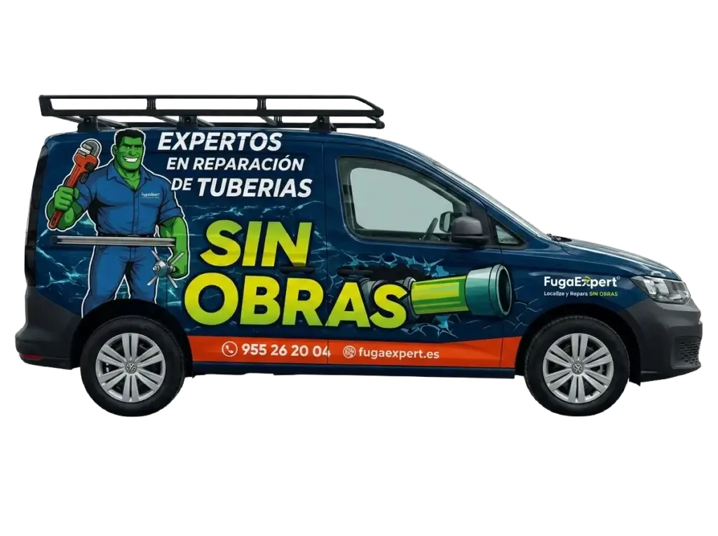 Empresa especializada en localización de fugas y reparación de tuberías sin obras en